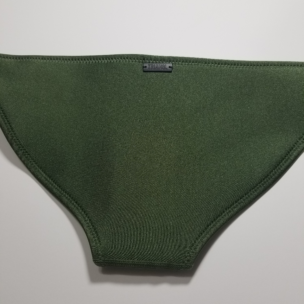 105B Triangl army green bikini bottoms - Picture 3 of 5